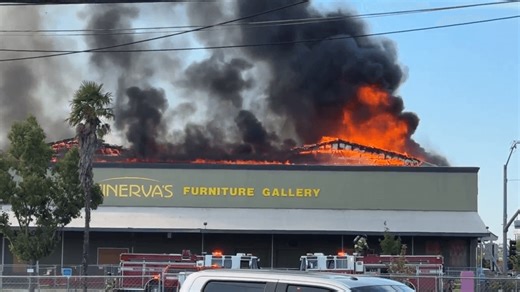 Two people rescued from fire at vacant building in Merced