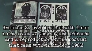 May on F.O.A.D. Records will be set on fire by 4 x Swedish 80’s Hardcore ragers and a super-classic UK Hardcore Punk milestone. As a first announcement, by popular demand - a new edition of NYX NEGATIV “Kalrshamns Punks 1981-1984” LP originally released on F.O.A.D. two years ago. This new pressing changes in cover and vinyl colors. Formed in 1980, after a few line-up changes NN quickly headed to a much rougher direction turning their sound into a manic raw punkasfuck barrage. Complete discograph