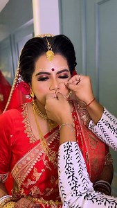 AIRBRUSH MAKEUP Bengali Bride #bengali #bride | Tania'z Makeup Studio & Academy