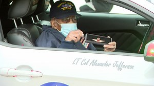 5.8K views · 228 reactions | CHECK THIS OUT: One of the first Tuskegee Airmen to escort bombers in World War II Lt. Col. Alexander Jefferson received a special honor from the city of Detroit for his 100th birthday: a new plaza and statue in his name. Jefferson served as a P-51 fighter pilot with the Red Tail 332-ND fighter group. (:WDIV). | Fox Carolina News | Facebook