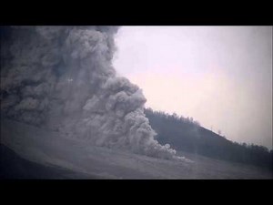 Pyroclastic flow on Sinabung volcano (morning of 28 July 2015)