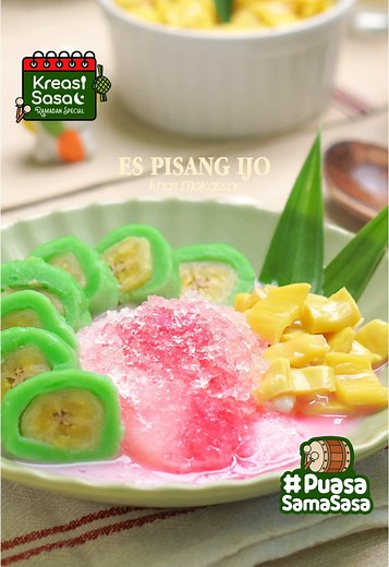 Es Pisang Ijo: Minuman Segar Berbuka Puasa