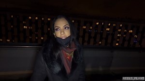 Big ass Uruguayan Katrina Moreno gets fucked wildly in public in front of the Eiffel Tower by 2 strangers!!