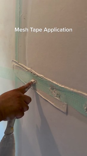 Meshtape Application for Satisfying Drywall Finish | Mesh Tape Ceiling