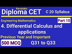 Maths | d cet classes | diploma cet maths classes | dte | coaching videos| syllabus | question paper