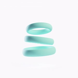 Biird Riin - Set of 3 Silicone Cock Rings & Storage Pouch