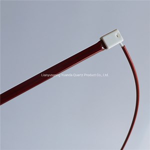 [Hot Item] Ruby Half White Quartz Halogen Infrared Heating Element Lamps