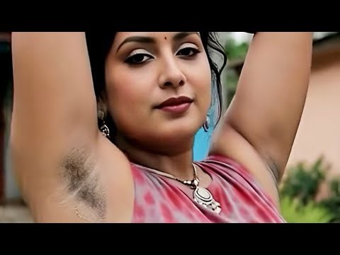 how to shave underarm with face Razor / beautiful armpit hair women