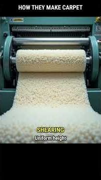 Carpet Tufting Machines Have 2,000 NEEDLES Working at Once... Watch the Speed 🧶