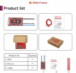[Hot Item] Poland Warehouse in Stock Daly Deligreen 8s 24V LiFePO4 100A Bluetooth BMS Including Bt Module, USB-Uart Cable