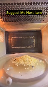 Bugs in raw rice inside microwave #microwave #science #experiment #satisfying | Mrwaves