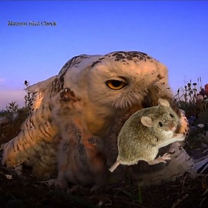 Snowy owl Birds Eat mice | Natural Bird Check