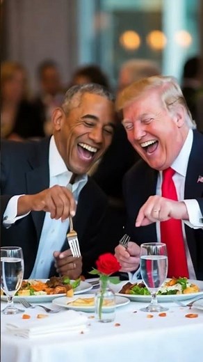 Barack Obama’s Funniest Dinner Moment Ever 😂 | Hilarious Obama Clip | Viral USA Shorts
