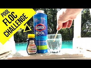 Clear Unfiltered Cloudy Pool W/ Flocculant / Clorox Floc Challenge