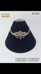 South Indian Diamond Neck Choker cum Bajuband by KothariJewelry.com...