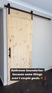 No door? No drama. We do custom barn doors — because some things should stay private. #MelbourneCarpentry #MelbourneBuilders #CustomCarpentry #CarpentersOfInstagram #MelbourneTradies #BuildMelbourne #FramingExperts #TimberWork #HomeRenovationMelbourne #MelbourneConstruction #CarpentryWork #AussieTradies #CarpentryMelbourne #RenovationExperts #CustomHomesMelbourne #MelbourneRenovators #QualityCraftsmanship #SiteWork #MelbourneTrades #TradieLife #AustralianCarpenters #DeckingMelbourne #FramingMelb