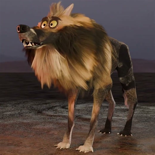 Wolf - Stylized 3D Animal #3dcharacter #3dmodeling