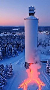 The Pornainen sand battery stands approximately 13 meters tall and 15 meters wide, containing nearly 2,000 tonnes of crushed soapstone—a local byproduct of the fireplace industry. This innovative material is heated to between 500°C and 600°C using surplus renewable electricity from wind and solar power. Once charged, the battery can store thermal energy for weeks or even months with minimal loss. The system provides a storage capacity of 100 MWh and a thermal power rating of 1 MW, allowing it to