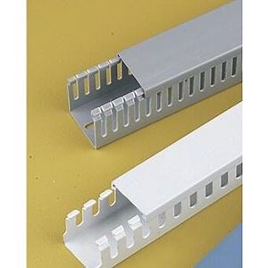 [Hot Item] Different Sizes Slotted Plastic Ducting Cable Trunk PVC Trunking Cable Duct