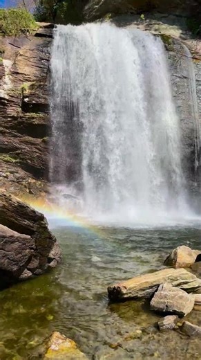 Rainbow at Looking Glass Falls