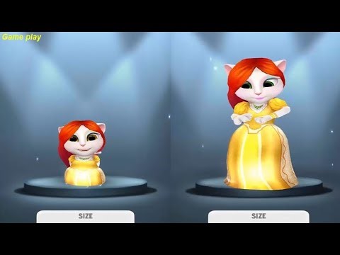 My Talking Angela Little VS large LEVEL 200 Vs LEVEL 551 Gameplay