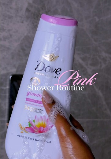 Pink Shower Routine for Glowing Skin