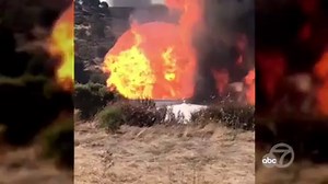 6.9K views · 48 reactions | As a fire raged at a fuel storage facility in the East Bay, an explosion that sent the top of a tank flying was caught on camera. https://abc7ne.ws/2ITUNa9 | ABC7 News | Facebook