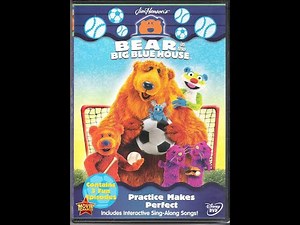 Bear In The Big Blue House Practice Makes Perfect 1997 DVD Opening