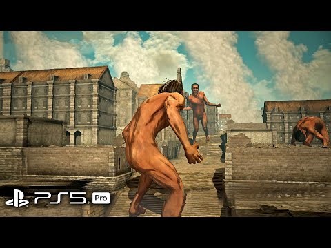 ATTACK ON TITAN (PS5 PRO) Eren TITAN FORM Gameplay (4K60fps)
