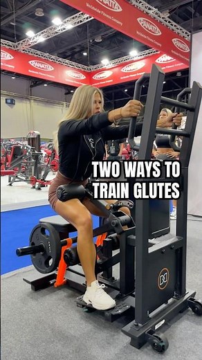 TWO WAYS TO TRAIN GLUTES 🍑⚡️ #gymequipment #glutesworkout #motivation