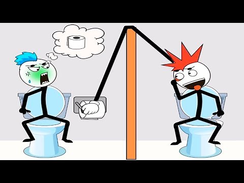 Thief Game Puzzle - Stickman Puzzle, Brain Teaser - All Levels 1-50 Solution - Gameplay Walkthrough