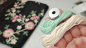 1.4M views · 27K reactions | Make this Beautiful Sleeves Design for plain kurti by following easy sewing tricks/ make trendy and beautiful kurti sleeves design with embroidery threads and floral lace #sewing #stitching #sewingtipsandtricks #sewinghacks #lifehacks #kurti | Knotty Stitches | Facebook