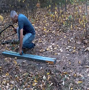 1.3K views · 28 reactions | I spent my day restoring an abandoned cabin, building a sink, table, and storing firewood. | Building Skills | Facebook
