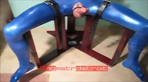 Sub on Bondage Chair