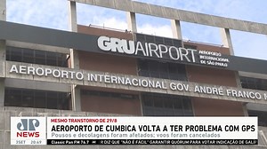 2.7K views · 35 reactions | Uma nova falha no sinal do Sistema de Posicionamento Global (GPS) afetou pousos e decolagens e causou cancelamentos de voos no Aeroporto de Cumbica, na capital paulista. O mesmo incidente aconteceu no terminal no dia 29 de agosto de 2024. A Anatel achou uma torre suspeita de ter afetado voos no Aeroporto de Guarulhos. O equipamento que interferiu no sinal do GPS estava localizado no bairro do Pari, no Centro de São Paulo. #JornalJP | Jovem Pan News | Facebook