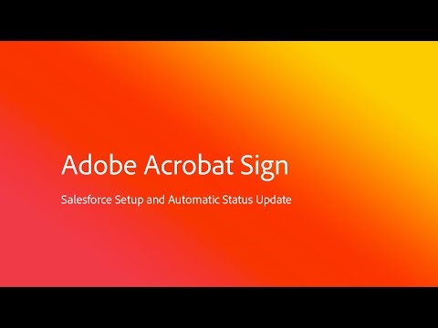 Salesforce 設定および自動ステータス更新