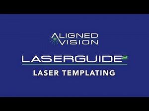 Aligned Vision LASERGUIDE Laser Templating for Factory Automation