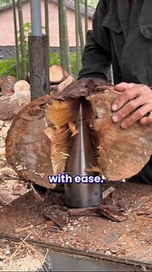 Conical Log Splitter Works Quickly | Explored Planet