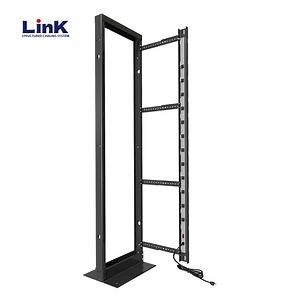 [Hot Item] Portable 19-Inch Rolling Server Rack with Dual Access Doors