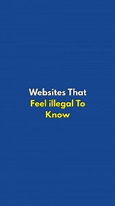 56K views · 175 reactions | Websites That Feel illegal To Know 1....