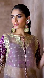 Introducing Badami Velvet Glore Jewellery: @kohar_jewel Model: @ersa_batool Photography: @rizwan.haq Makeup: @arshadKhan.makeupartist #ComingSoon #Dastaak #WinterFestive2023 | Umsha by Uzma Babar
