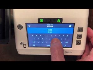 Zebra ZD621 WiFi configuration