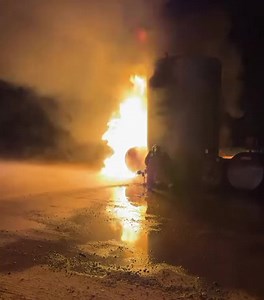 3K views | A fuel storage tank fire broke out Monday evening off Highway H, prompting a response from the Campbell Vol. Fire Dept. and Malden Department of Public Safety. | FOX23 | Facebook