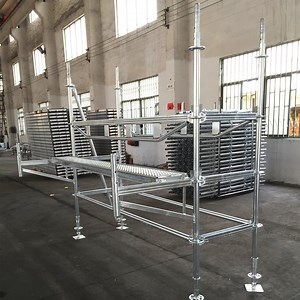 [Hot Item] Scaffolding System Galvanized Ringlock Tower Stair Scaffolding for Construction