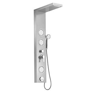 [Hot Item] Shower Panel Bathroom Wall Mounted Stainless Steel Waterfall Shower Column Set Tower Massage Jet Shower Panels Regendouche Panel