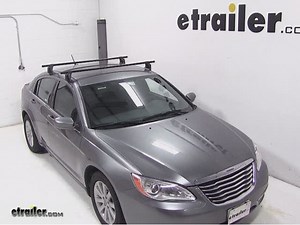 Yakima Q Tower Roof Rack Installation - 2013 Chrysler 200