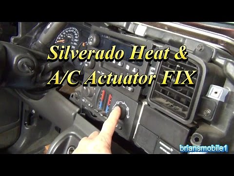 Silverado Heater and AC Actuator FIX