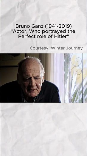 Bruno Ganz | Perfectly played Hitler #downfall #hitler #history