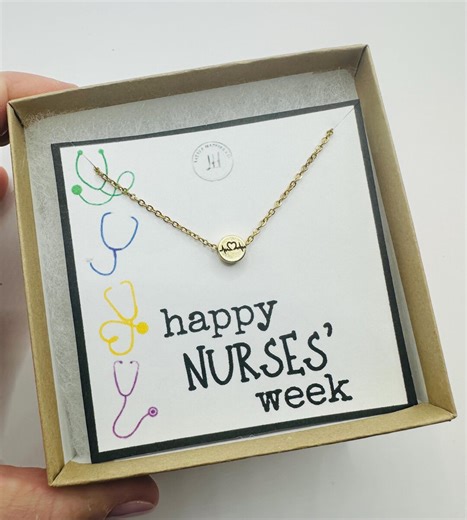 Nurses Week 2025, Bulk Nurses Week Gifts, Nurse Appreciation Week, Gift for Nurse, RN Gifts, Thank You Gift for Nurse, Heartbeat Necklace - Etsy