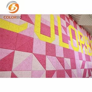 [Hot Item] Indoor Decoration Wood Wool Acoustic Panel Cut Into Various Shapes